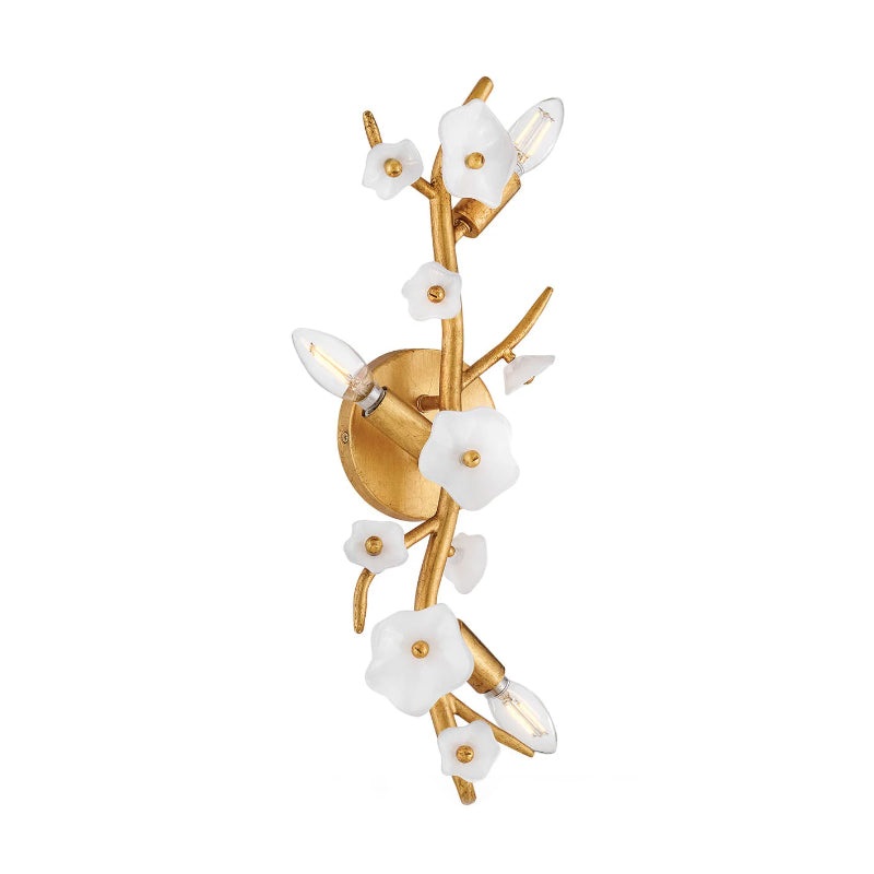 Fredrick Ramond FR41630 Azalea 3-lt 20″ Tall LED Wall Sconce