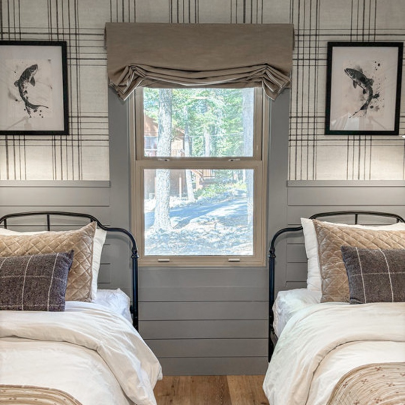 Jenna Linen No-Drill Roman Shades & Blinds | Swag