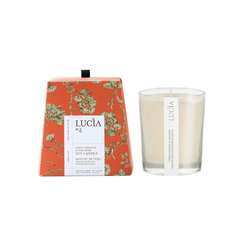 N4 Green Orange & Oak Moss Soy Candle