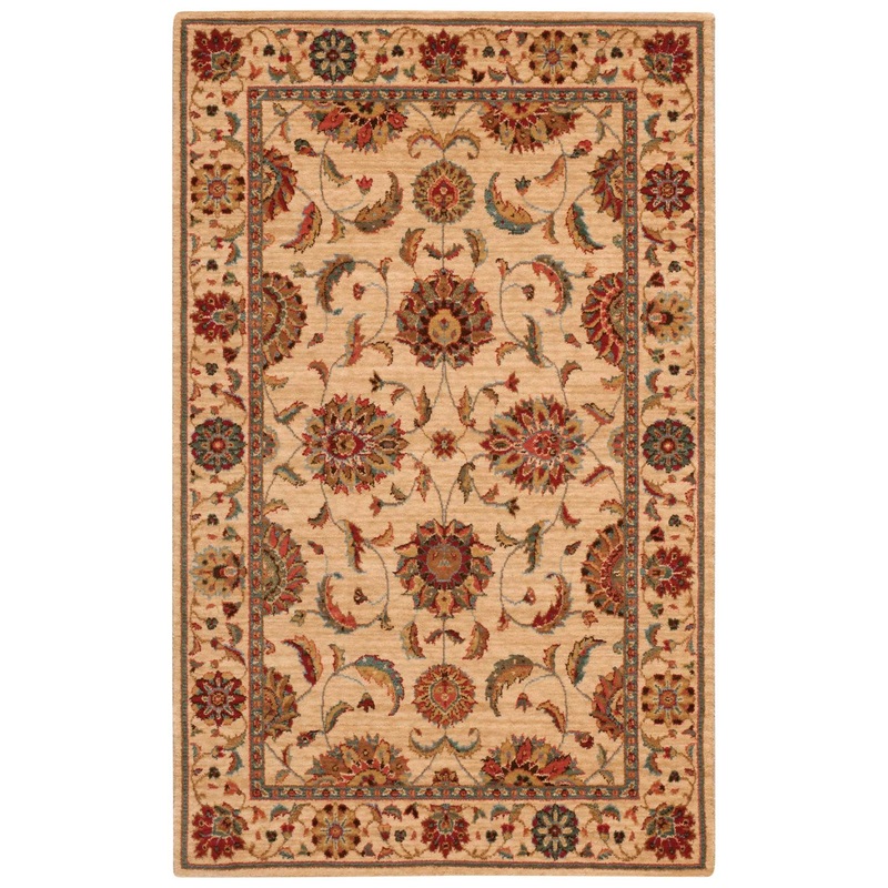 Nourison Living Treasures 3’6″ x 5’6″ Ivory Traditional Indoor Rug