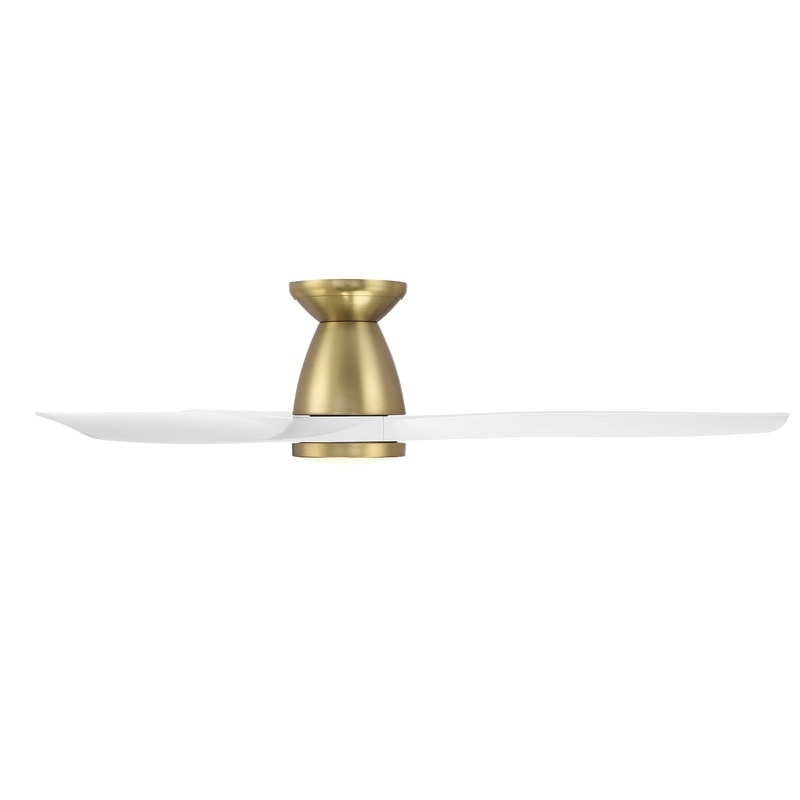 Skylark Outdoor LED Flush Mount Ceiling Fan