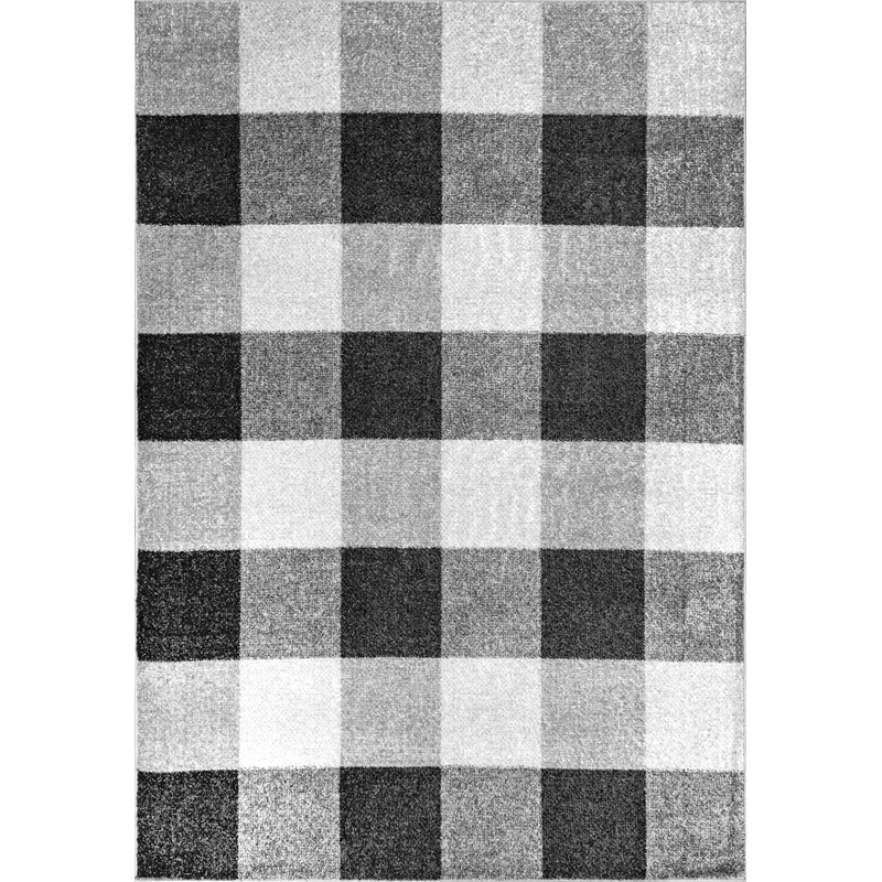 Virginia Buffalo Plaid Rug | Grey