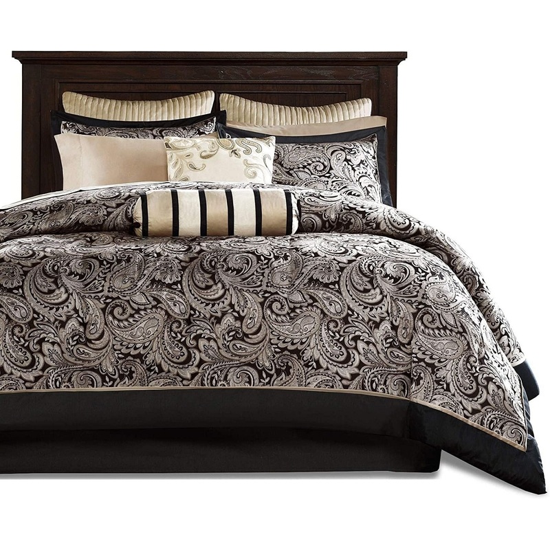 12 Piece Cotton Polyester Comforter Set
