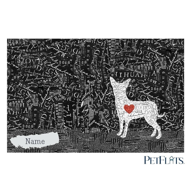 Custom Chihuahua PetFlat – Premium Vinyl Mat