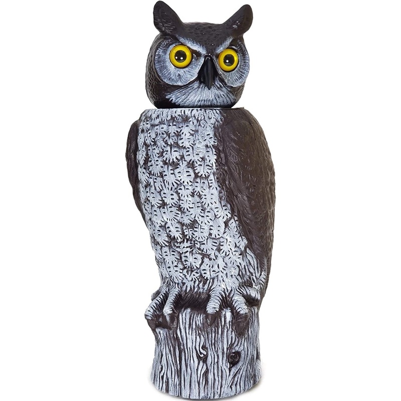 Dalen Gardeneer Rotating Head Great Horned Owl, 18″