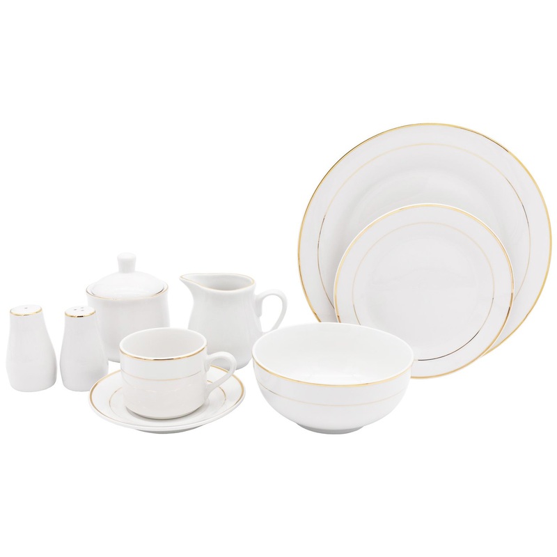 Godinger Foxcroft 65 Pc Set Service For 12