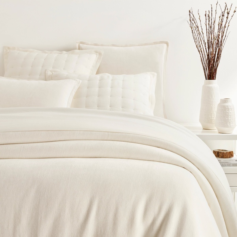 Sumptuous Chenille Coverlet | Ivory