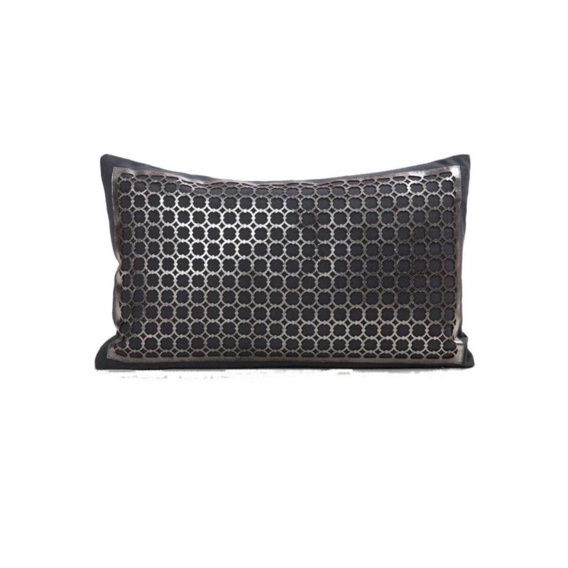 Fibre Cirque Cowhide Accent Pillow