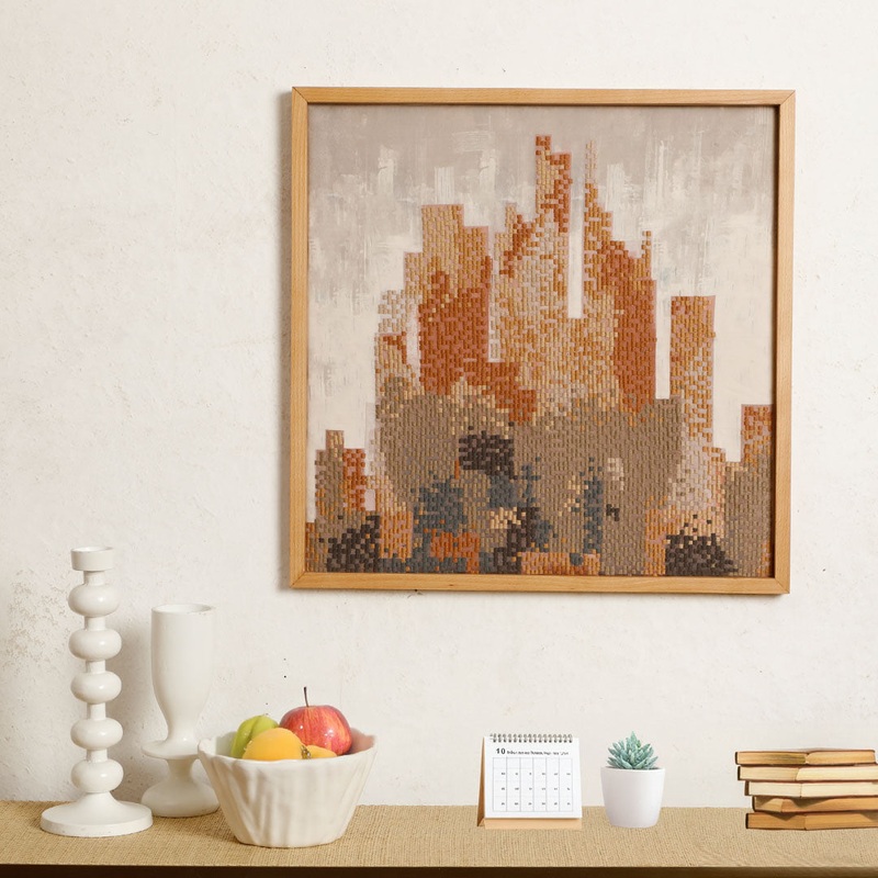 Nolan Embroidered Square Wall Art