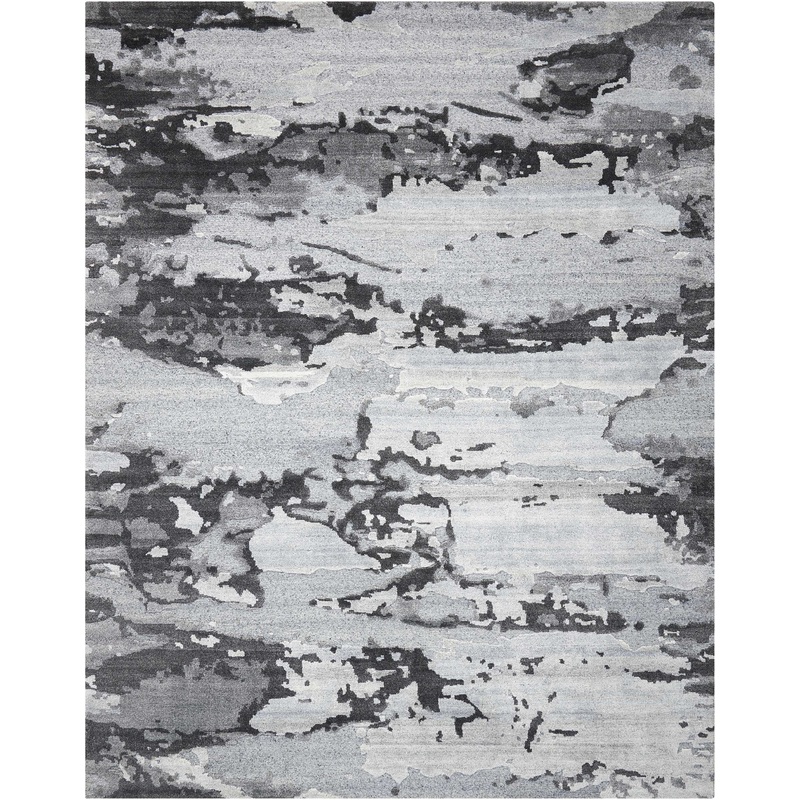 Nourison Divine 5’6″ x 7’5″ Smoke Modern Indoor Rug