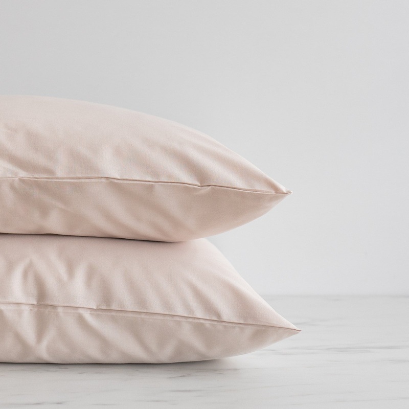 Oatmeal Turkish Cotton Pillowcase Set