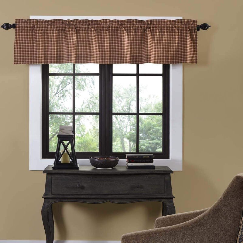Patriotic Patch Plaid Valance 16×72