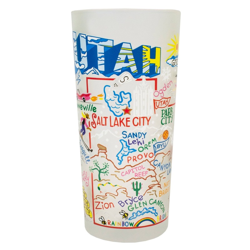 Utah Drinking Glass