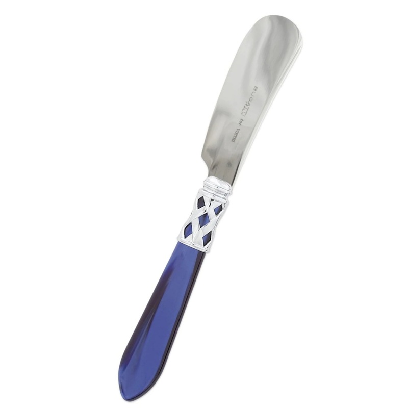 VIETRI: ALADDIN BRILLIANT SMALL SPREADER – BLUE HANDLE