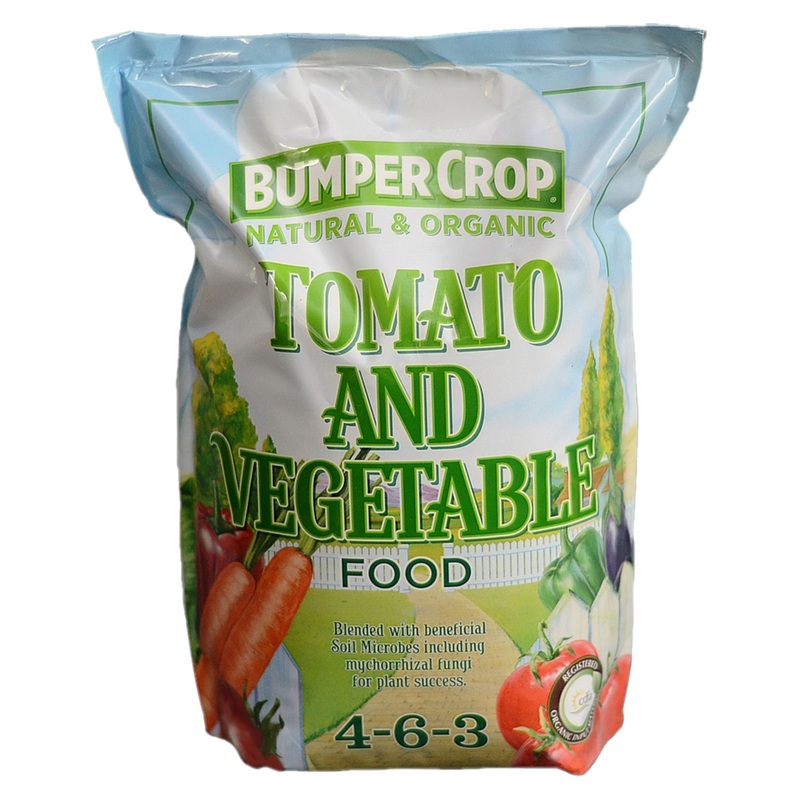 Bumper Crop Natural & Organic Tomato and Vegetable Food 4-6-3 Fertilizer