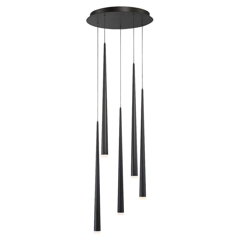 Modern Forms PD-41805R Cascade Flat 5-lt 17″ LED Round Pendant