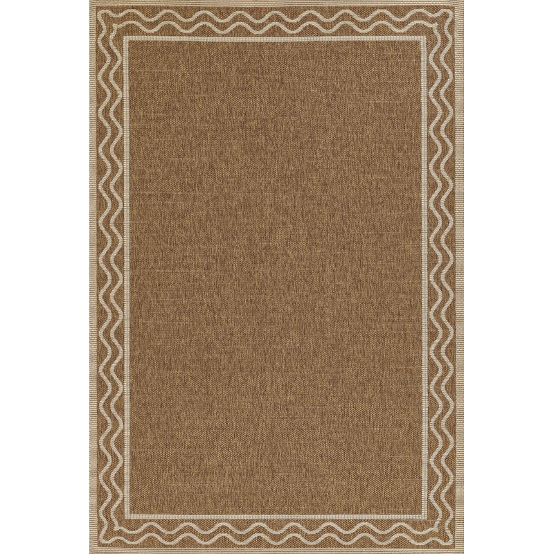 Momeni Saybrook Border Machine Made Contemporary Rectangle Indoor/Outdoor Area Rug