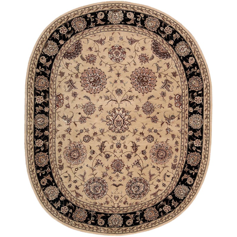 Nourison Nourison 2000 7’6″ x 9’6″ Oval Beige Traditional Indoor Rug
