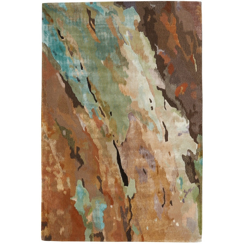 Nourison Prismatic 3’9″ x 5’9″ Multicolor Modern Indoor Rug