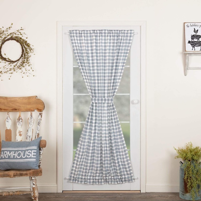 Sawyer Mill Blue Plaid Door Panel 72×42