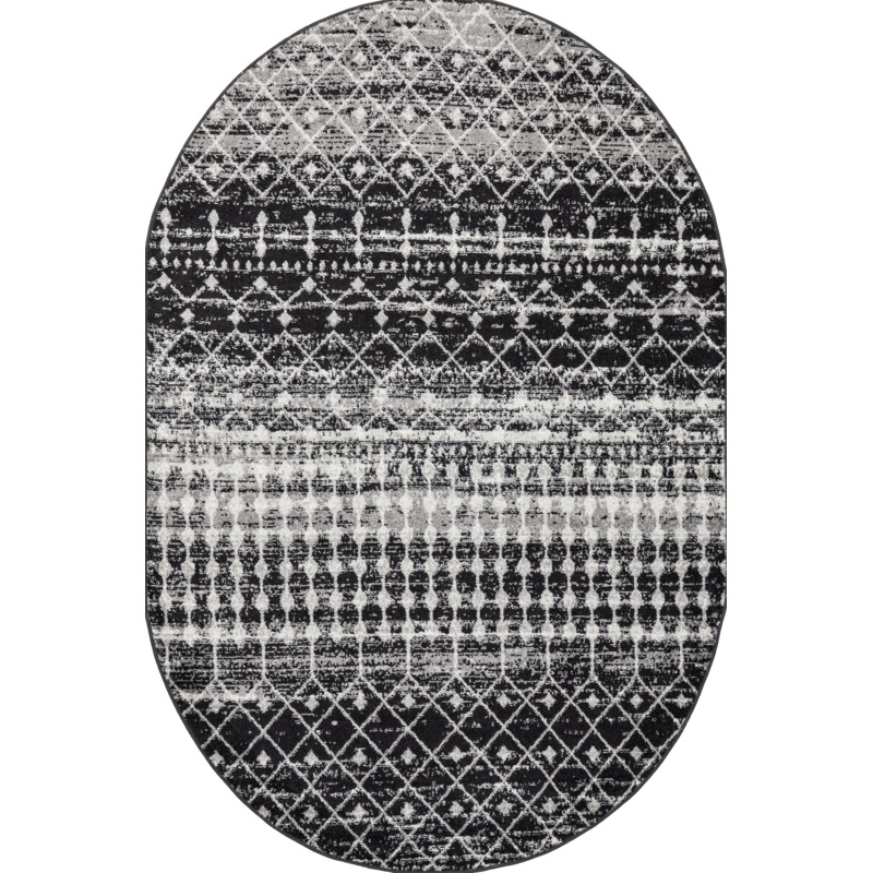 Moroccan Trellis Rug | Black