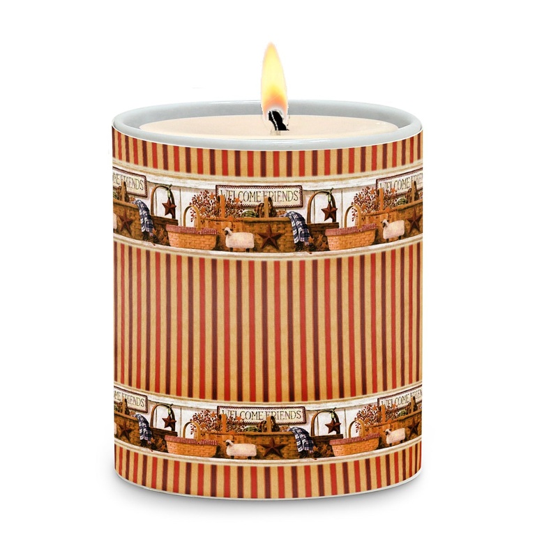 SUBLIMART: Vintage – Porcelain Soy Wax Candle (Design #VIN14)