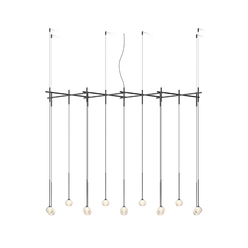 Vibia 0847 Algorithm 14-lt 72″ LED Multi-Light Pendant