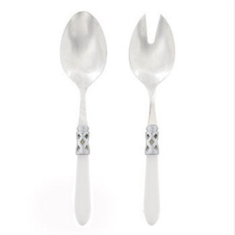 VIETRI: Aladdin Brilliant Clear Salad Servers