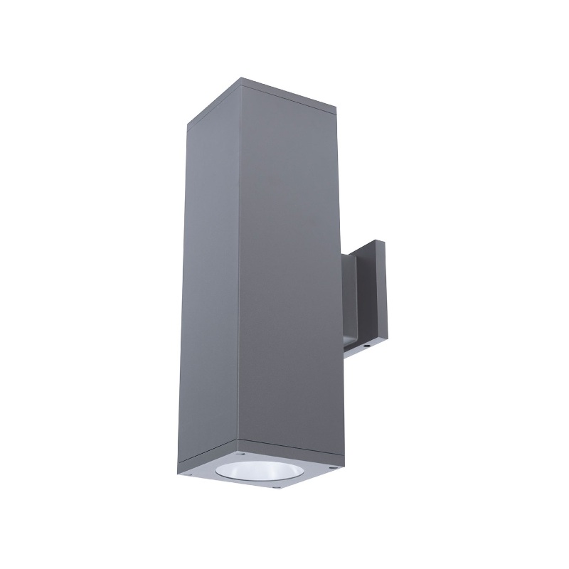 WAC DC-WD0644 Cube Architectural 6″ 44W LED Double Wall Mount, One Side Each