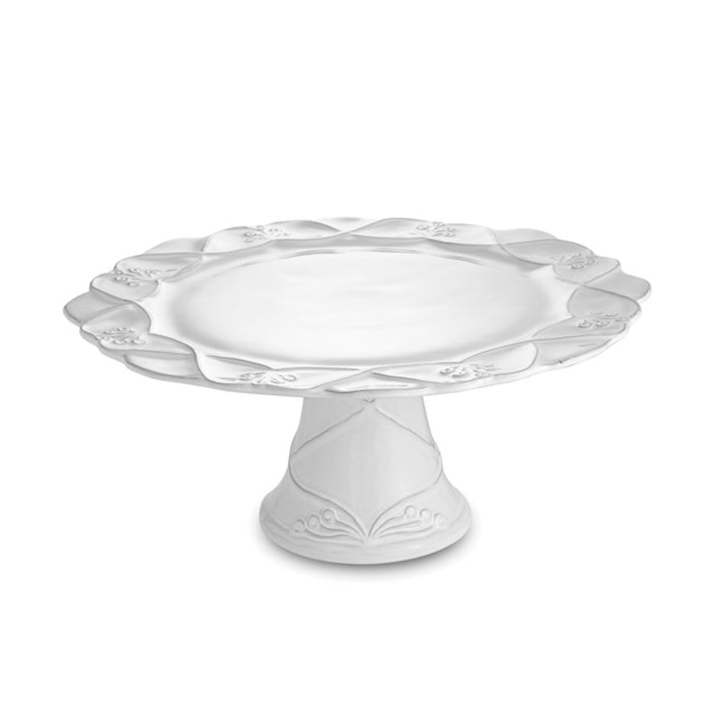 ARTE ITALICA: Bella Bianca Cake Plate