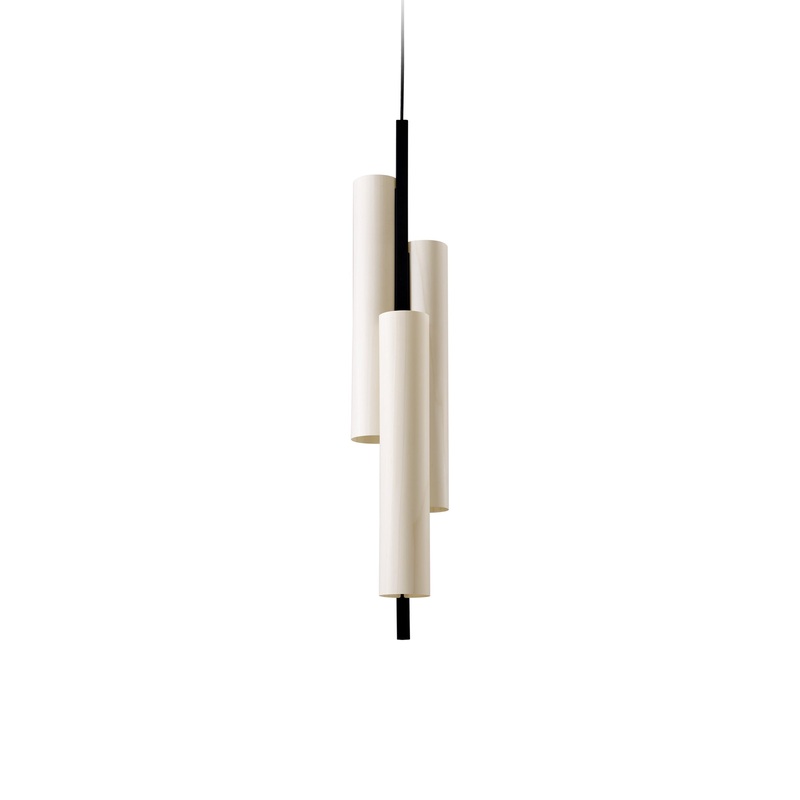 Black Note LED Triplet Pendant Light
