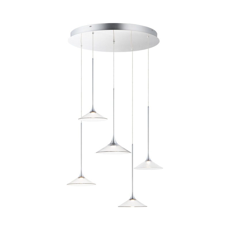 Cono LED Multi-Light Pendant Light