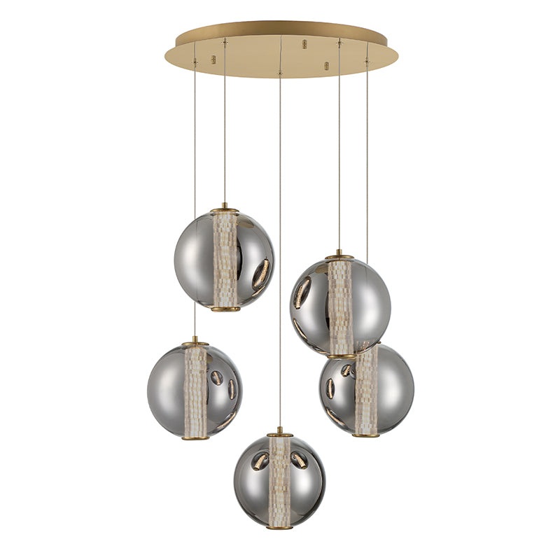Eurofase 45737 Atomo 5-lt 26″ LED Pendant