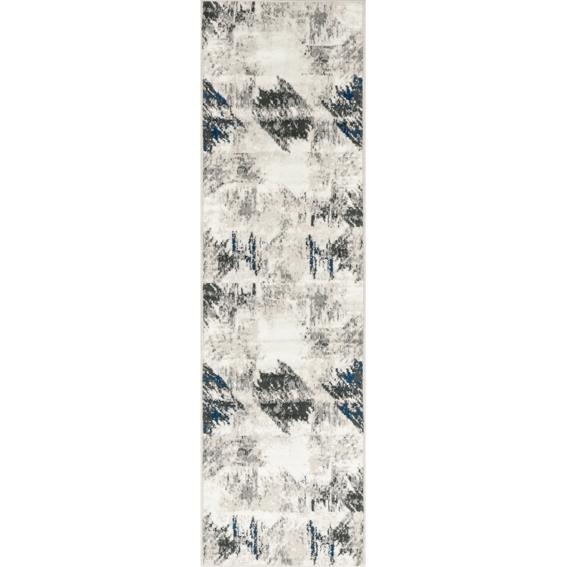Suzanne Contemporary Abstract Rug | Ivory
