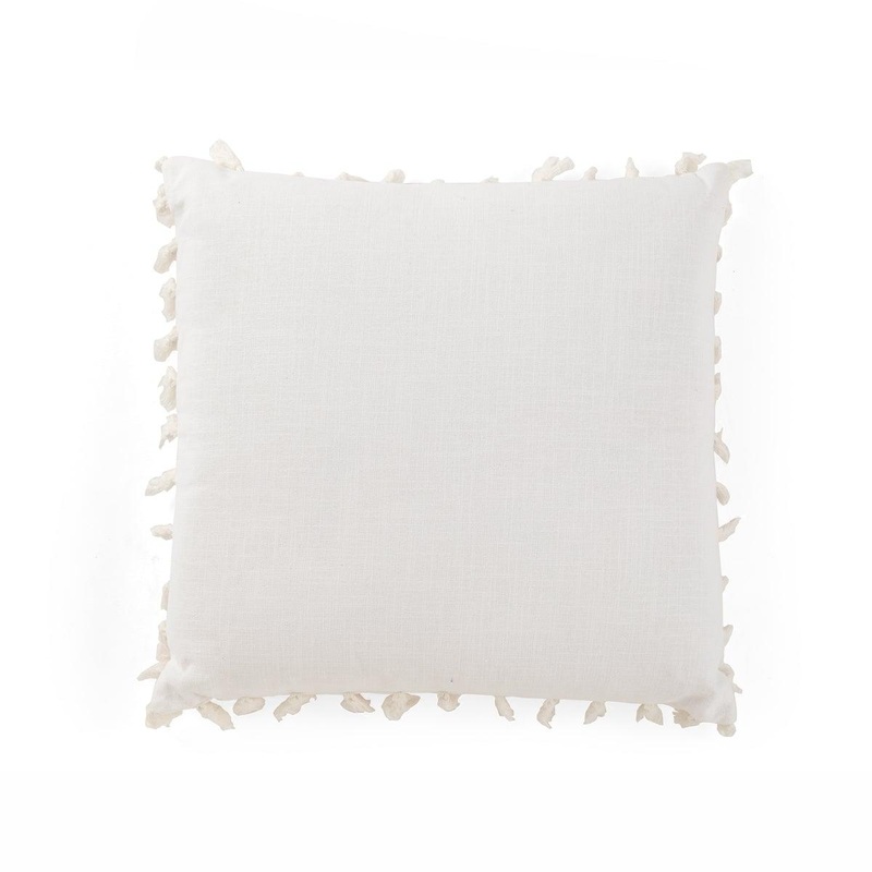 Aalya Cushion cover White 50 cm x 50 cm