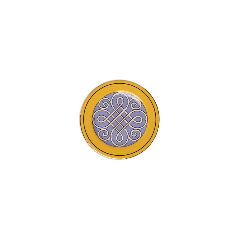 Cortile Yellow Dessert Plate