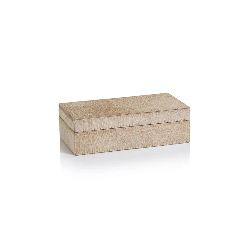 Corviglia Hair On Hide Leather Box