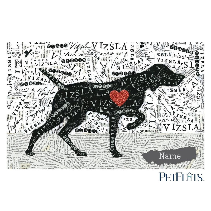 Custom Vizsla PetFlat – Premium Vinyl Mat