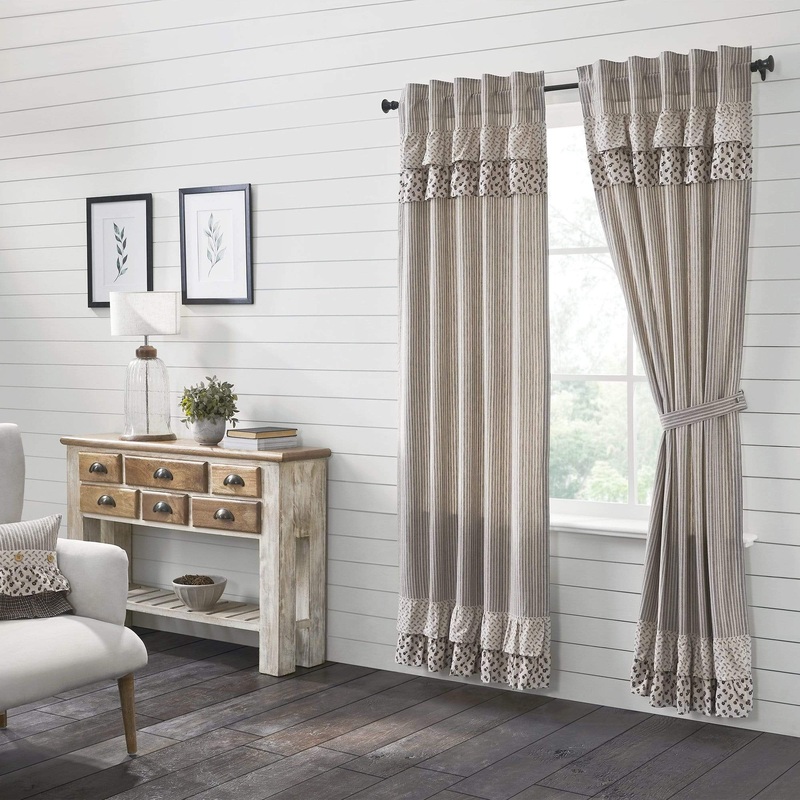 Florette Ruffled Panel Set of 2 84×40