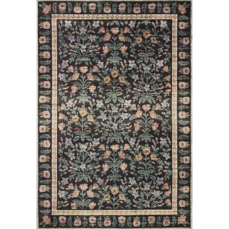 Rifle Paper Co. x Loloi Eden Rug | Mughal Garden Black