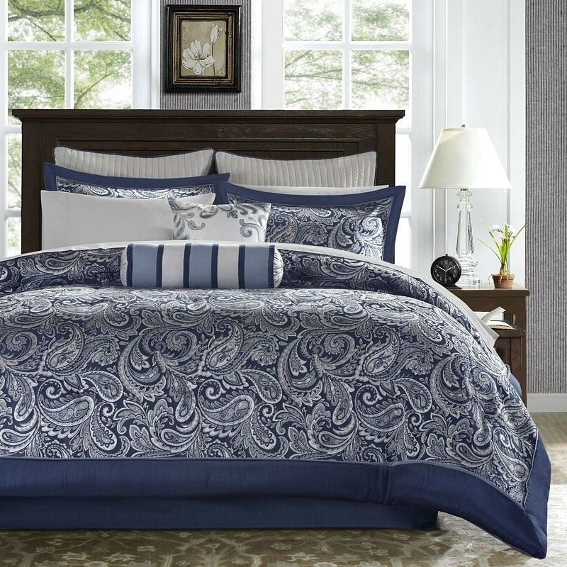 12-piece Reversible Microfiber Comforter Set