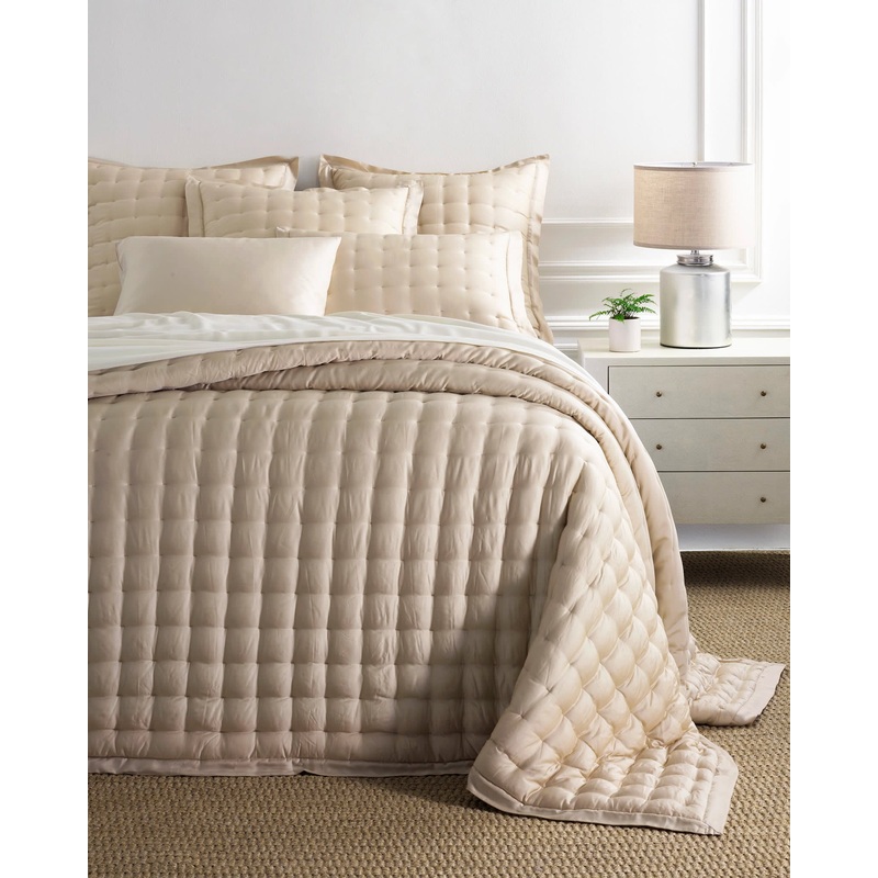 Silken Solid Puff | Sand