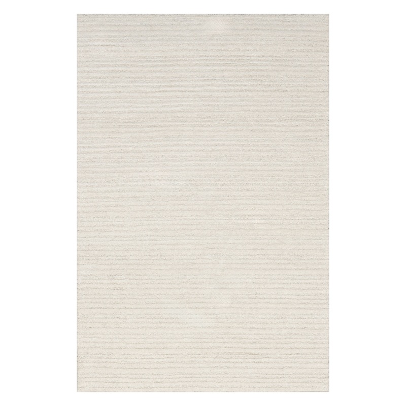Southwest Striped Wool Rug | Ivory