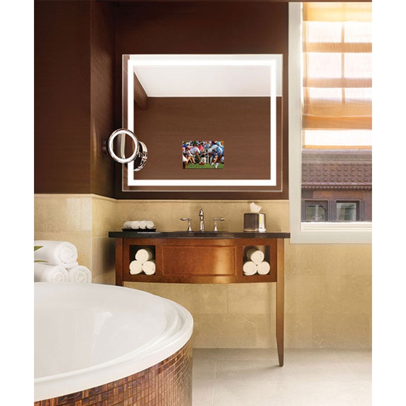 Electric Mirror Integrity 48″ x 42″ LED Lighted Mirror TV with 21″ TV