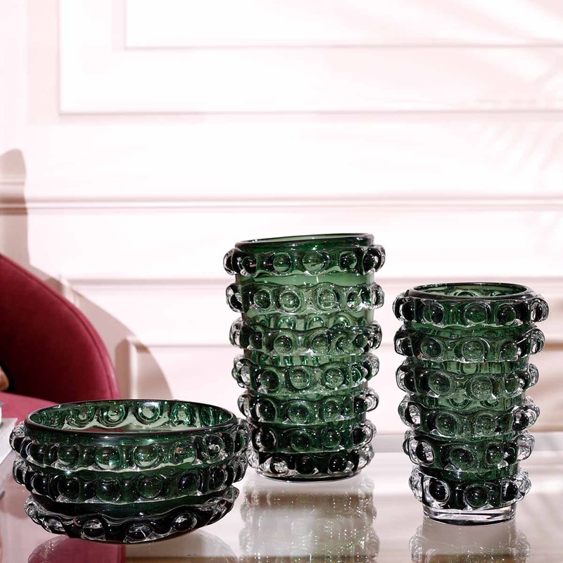 Huelm Vase Green Small