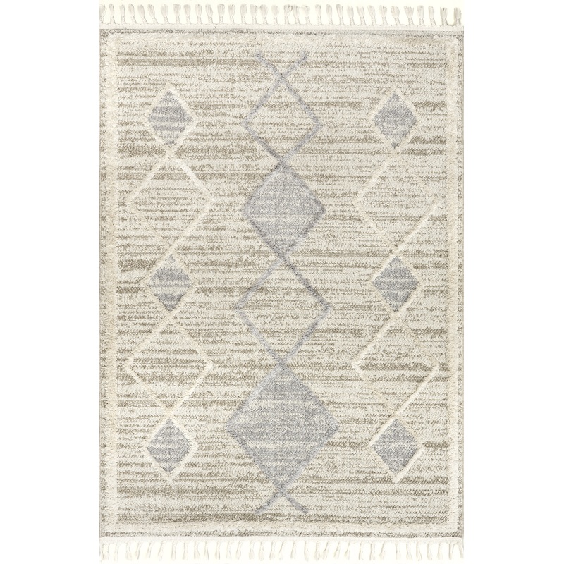 Kelsey Moroccan Raised Rug | Beige