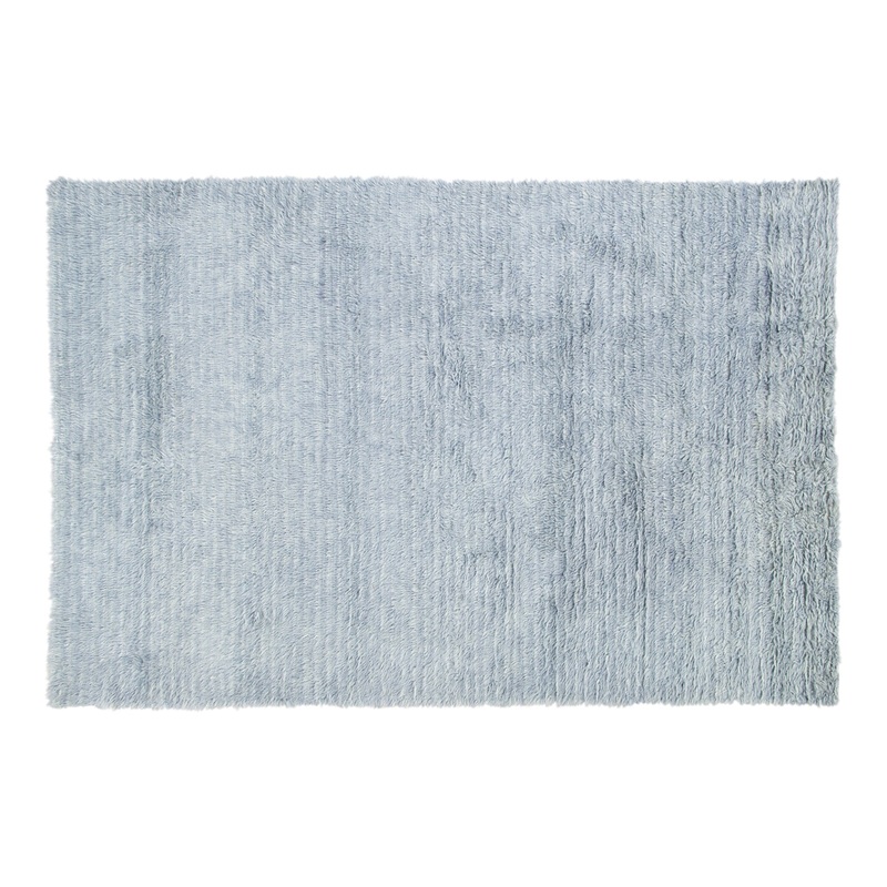 Mohair Shag in Powder Blue – 9′ Wide
