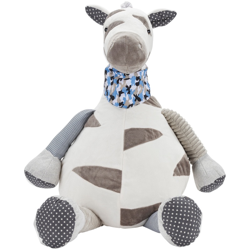 Plush Lines N3002 Synthetic Blend Plush Zebra Pluh Animal From Mina Victory By Nourison Rugs