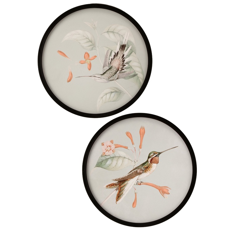 Round Hummingbird Print – 2 Styles