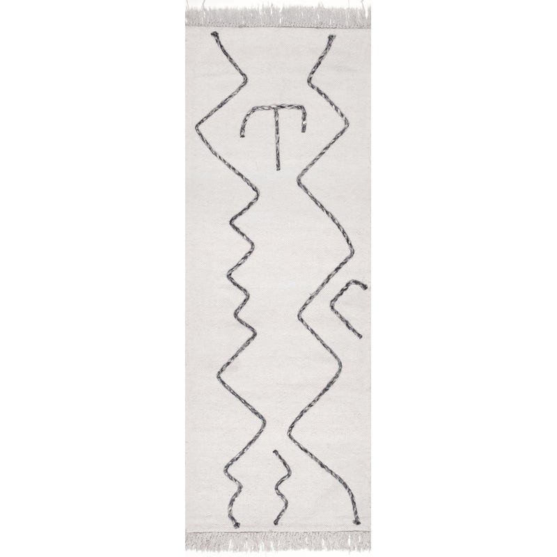 Abstract Graphic Rug | Ivory